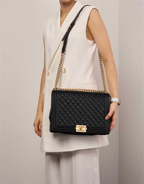 chanel bag flap boy|Chanel black boyfriend bag.